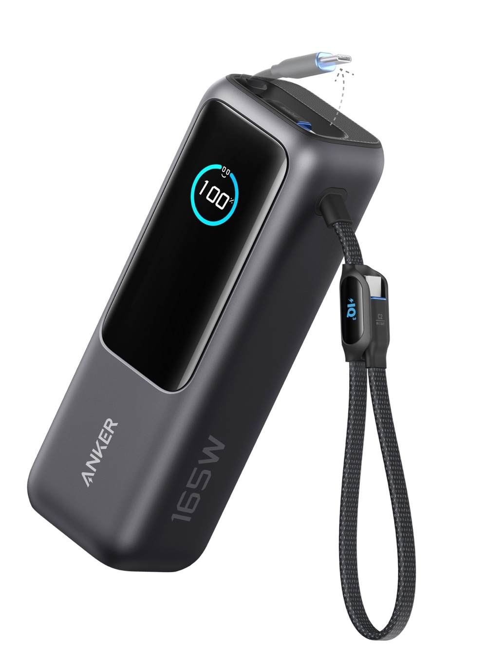 ANKER Laptop Power Bank (25K, 165W, Built-In and Retractable Cables) NWT